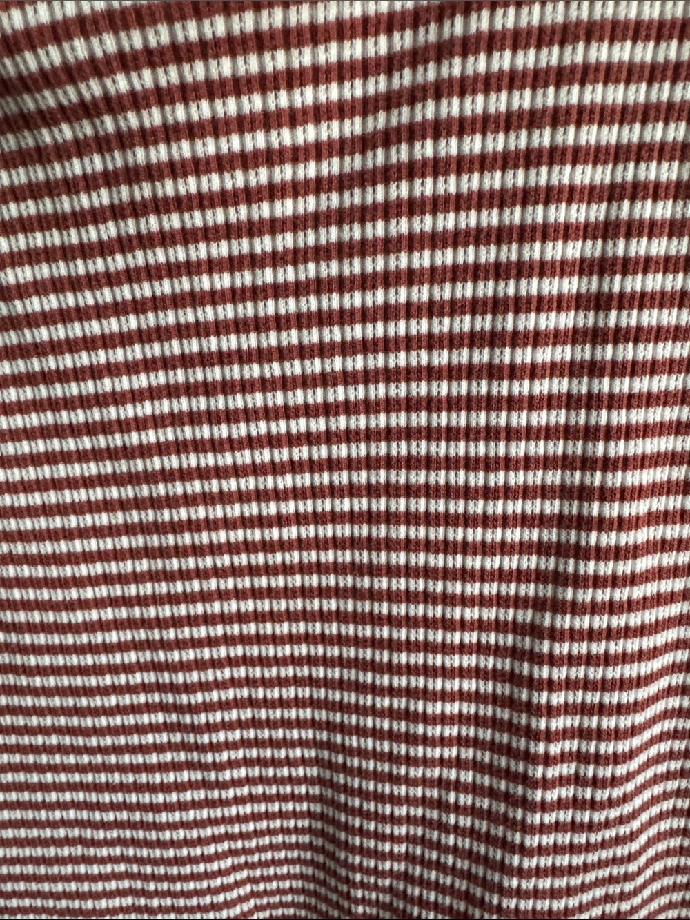 Universal Thread Red/Orange and White Striped Ribbed Tank - Picture 5 of 5